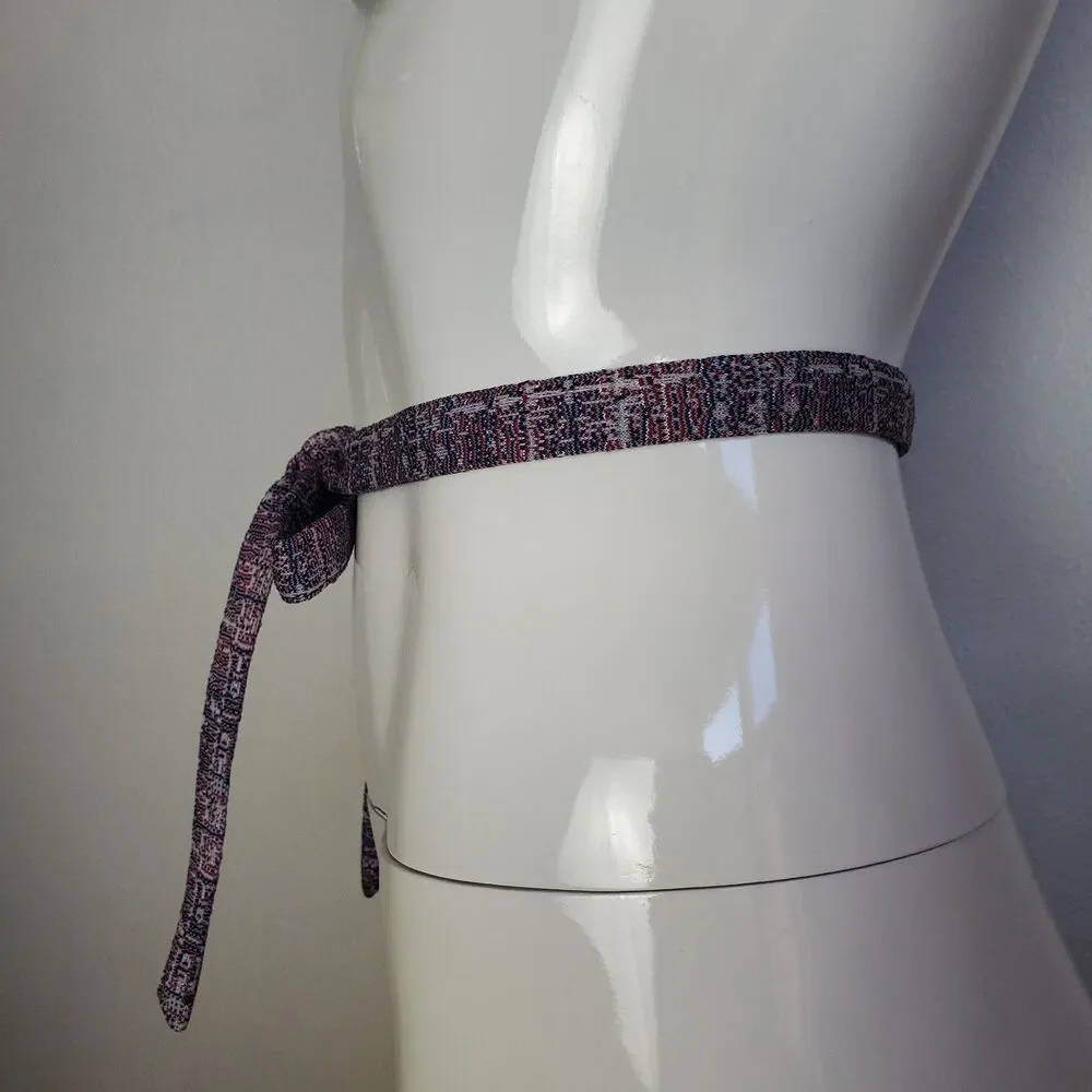 Vintage 70 Purple Cloth Belt